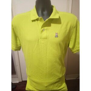 Psycho Bunny Bright Lime Green Polo Shirt